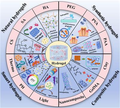 Emerging roles of hydrogel in promoting periodontal tissue regeneration and repairing bone defect